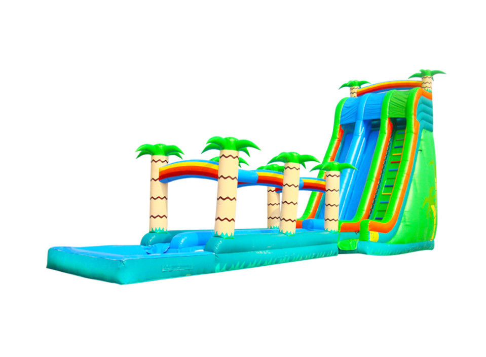 Slide bơm đầy sôi động và đầy màu sắc cho trẻ em trải nghiệm trượt thú vị