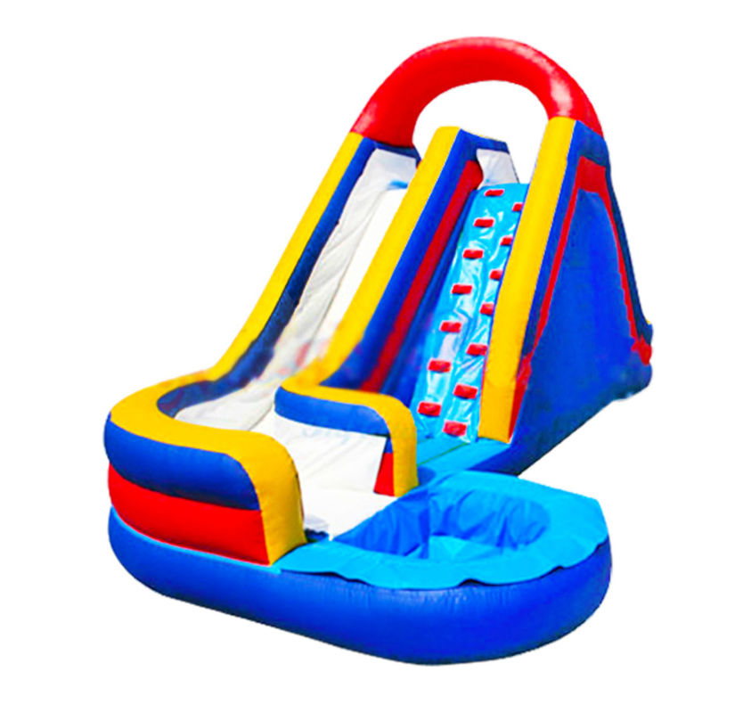 Slide bơm đầy sôi động và đầy màu sắc cho trẻ em trải nghiệm trượt thú vị