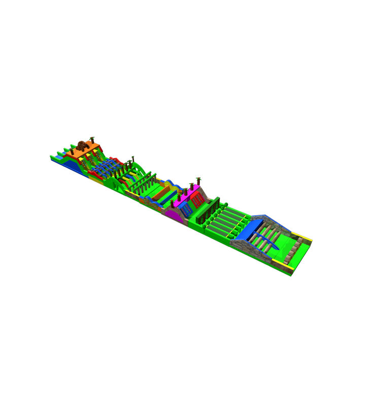 Đường chơi đua chướng ngại vật đầy màu sắc